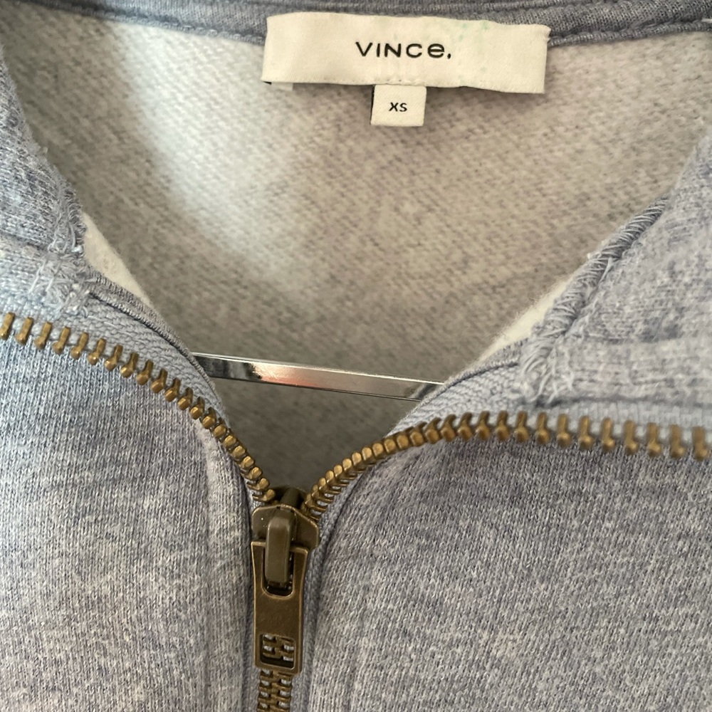 Vince half-zip cotton pullover. Matching pants are available (sold separately)